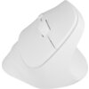 Мишка Natec Vertical Mouse Crake 2 Wireless, 2400DPI Bluetooth 5.2 + 2.4 GHz White