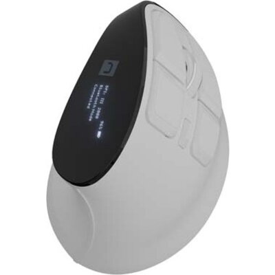 Мишка Natec Euphonie Vertical Mouse PRO Wireless  BT 5.0, 4000DPI Silent, Programmable, White