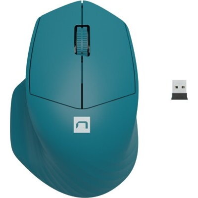 Мишка Natec Mouse Siskin Wireless 1600DPI 2.4GHz + Bluetooth 5.0 Optical Blue