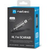 Аксесоар Natec Scarab 3 USB-C/USB-A 3.2 Gen.1 SD/Micro SD Card reader