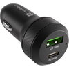 Зарядно устройство Natec Coney 1xUSB, 1xUSB-C Quick charger 48W, Black