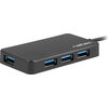 USB хъб Natec HUB Moth USB 3.0 4-Port Black