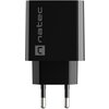 Адаптер Natec USB Charger Ribera 1X USB-A + 1X USB-C 20W, Black
