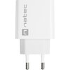 Адаптер Natec USB Charger Ribera 1X USB-C 20W, White