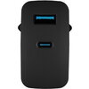 Адаптер Natec USB Charger  Ribera Gan 1X USB-A + 1X USB-C 45W, Black