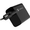 Адаптер Natec USB Charger  Ribera Gan 1X USB-A + 1X USB-C 45W, Black