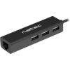 USB хъб Natec usb 2.0 hub dragonfly 3x port usb 2.0 usb+rj45