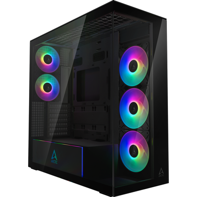 Кутия за компютър Arctic Xtender Mirror - Black Mid-Tower