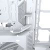 Кутия ASUS ROG Cronox  ARGB E-ATX Mid-Tower - White