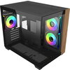 Кутия CoolerMaster Elite 481 Wood - Черна