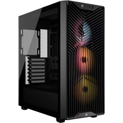 Кутия Corsair 3200D RS ARGB Mid-Tower Performance Case - Black