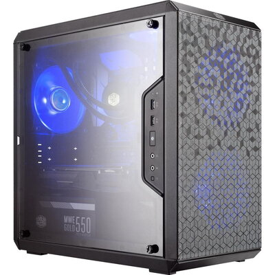 Кутия Cooler Master MasterBox Q300L Magnetic Dustfilter, Mini-Tower, Черен