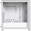 Кутия Corsair iCUE 4000D RGB Airflow Mid Tower, Tempered Glass, Бяло