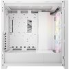 Кутия Corsair iCUE 5000D RGB Airflow Mid Tower, Tempered Glass, Бял