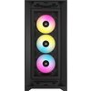 Кутия Corsair iCUE 5000D RGB Airflow Mid Tower, Tempered Glass, Черно