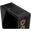 Кутия Corsair iCUE 5000D RGB Airflow Mid Tower, Tempered Glass, Черно