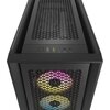 Кутия Corsair iCUE 5000D RGB Airflow Mid Tower, Tempered Glass, Черно