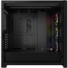 Кутия Corsair iCUE 5000D RGB Airflow Mid Tower, Tempered Glass, Черно