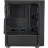 Кутия FSP CMT151 TG ARGB Mid-tower, Черен