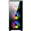 Кутия FSP CMT192 TG ATX Mid Tower, Черна