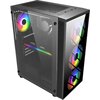 Кутия FSP CMT192 TG ATX Mid Tower, Черна