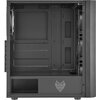 Кутия FSP CMT211A RGB TG Mid-Tower, Черен