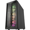 Кутия FSP CMT211A RGB TG Mid-Tower, Черен