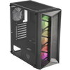 Кутия FSP CMT211A RGB TG Mid-Tower, Черен