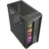 Кутия FSP CMT211A RGB TG Mid-Tower, Черен