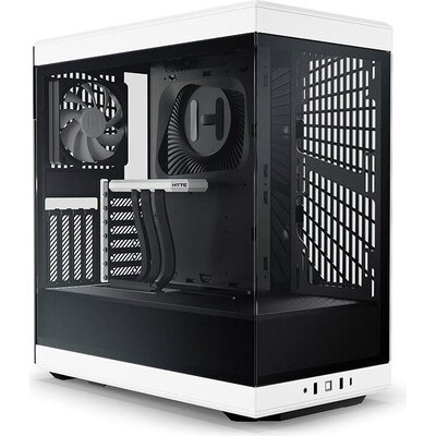 Кутия HYTE Y40 Tempered Glass, Mid-Tower, Бяло и Черно