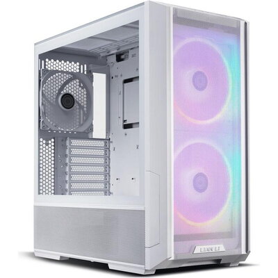 Кутия Lian-Li LANCOOL 216 RGB Mid-Tower, Tempered Glass, Бяла