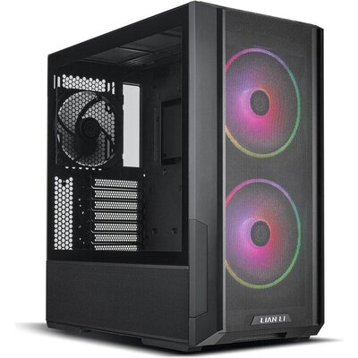 Кутия Lian-Li LANCOOL 216 RGB Mid-Tower, Tempered Glass, Черна