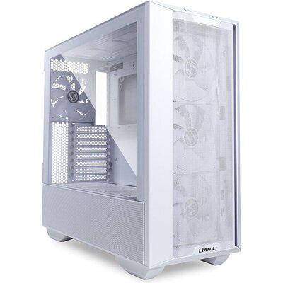 Кутия Lian Li LANCOOL III Mid-Tower, Tempered Glass, Бяла