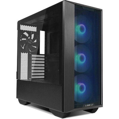 Кутия Lian Li LANCOOL III RGB Mid-Tower, Tempered Glass, Черна
