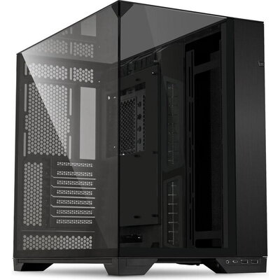 Кутия Lian Li O11 Vision Mid-Tower, Tempered Glass, Черна