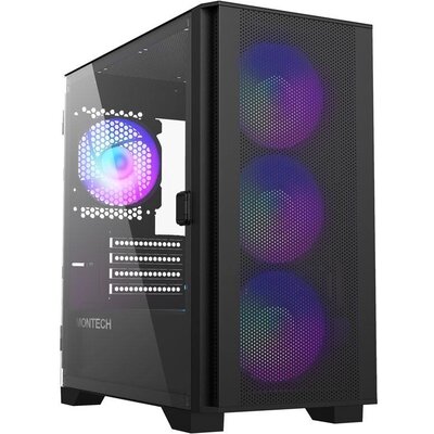 Кутия MONTECH AIR 100 ARGB, TG, Micro-ATX Черна