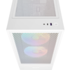 Кутия NZXT H5 Flow RGB Matte White, Mid-Tower