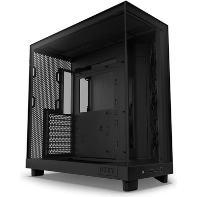 Кутия NZXT H6 Flow Matte Black - Middle Tower