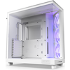 Кутия NZXT H6 Flow RGB Matte White - Middle Tower