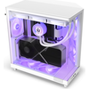 Кутия NZXT H6 Flow RGB Matte White - Middle Tower