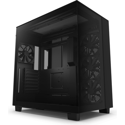 Кутия NZXT H9 Flow Matte Black - Middle Tower