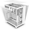 Кутия NZXT H9 Flow Matte White - Middle Tower