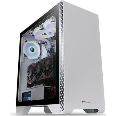 Кутия Thermaltake S300 TG Snow ATX Mid Tower