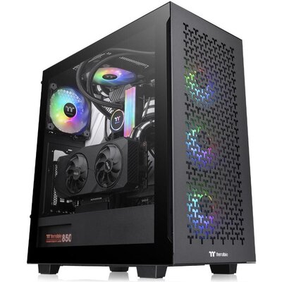 Кутия Thermaltake V350 TG Air ARGB, Tempered Glass, Mid-Tower, Black