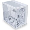 Кутия Lian Li O11 Dynamic Mini V2 Flow + 5 Вентилатора, Mini-Tower - White