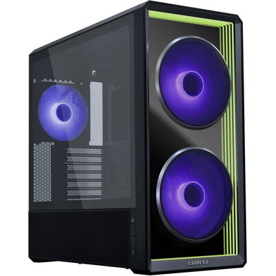 Кутия Lian Li LANCOOL 217 INF RGB Mid-Tower, Tempered Glass - Черна