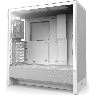 Кутия NZXT H5 Flow 2024 White, Mid-Tower