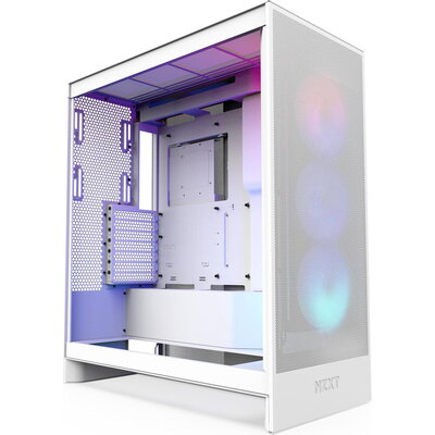 Кутия NZXT H7 Flow RGB 2024 Edition - White