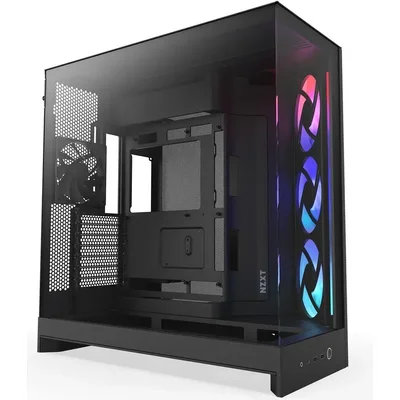 Кутия NZXT H9 Flow RGB Dual-Chamber - Black