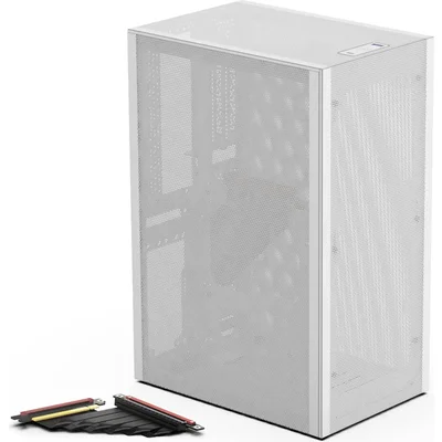 Кутия Ssupd Meshlicious Full Mesh PCIE 4.0 Edition Mini-ITX Case - White